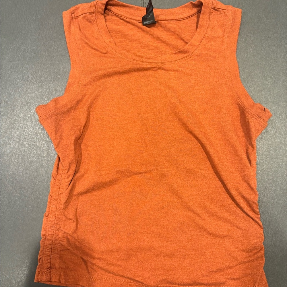 Women's Sleeveless Orange Top